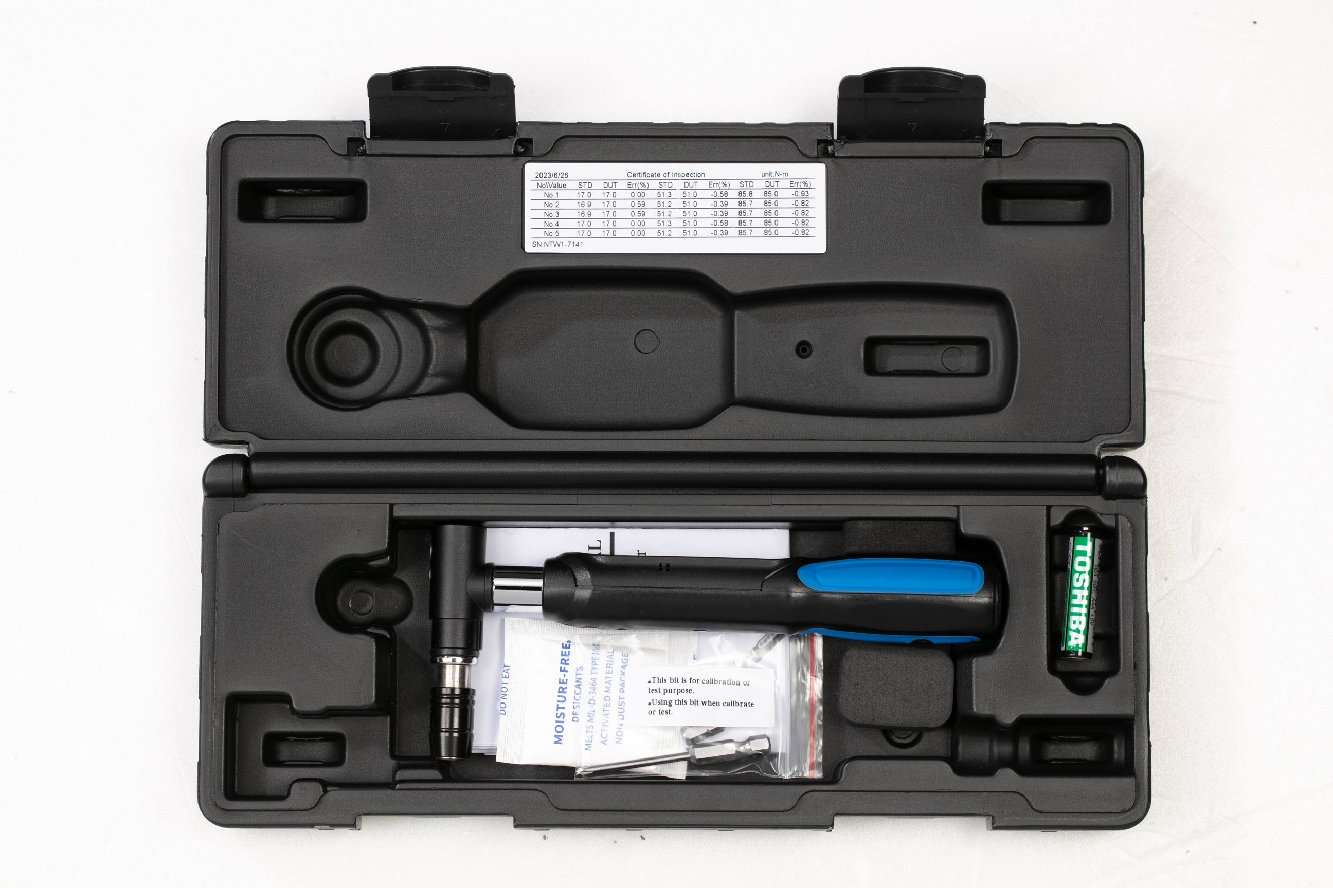 Auto bit holder 9 value preset digital screwdriver